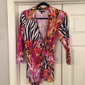 Tiger / animal print shirt